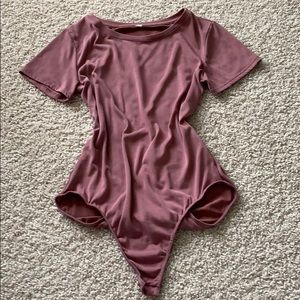 trendy mauve body suit!